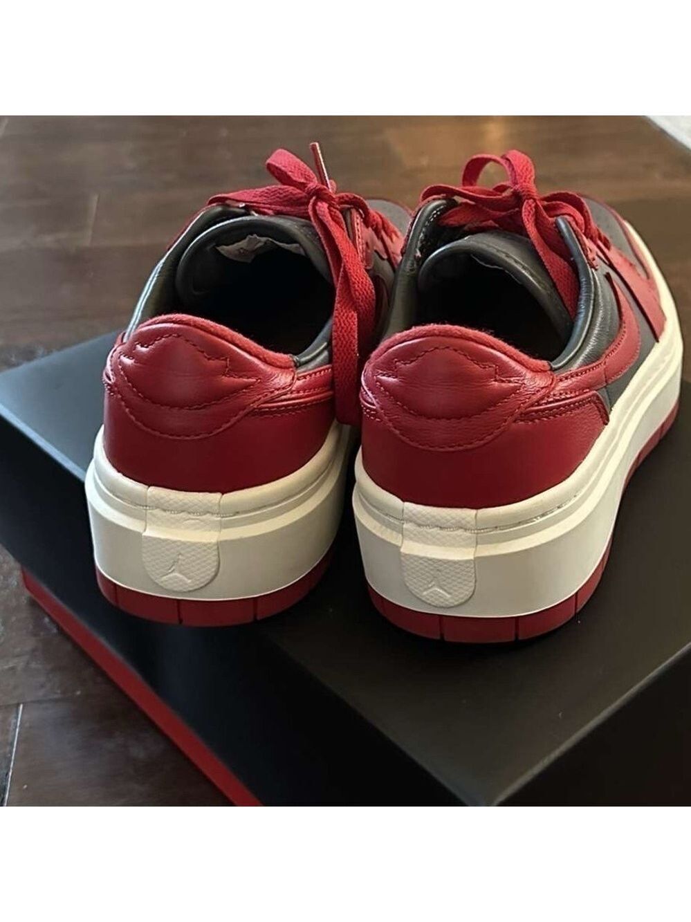 Nike Air Jordan 1 Elevate Low W7.5 Red Gray LN - Picture 10 of 13